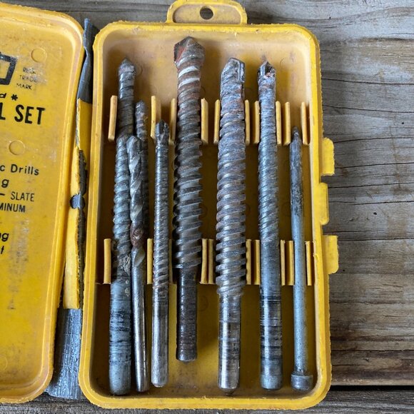 Vintage Craftsman Masonry Drill Bit Set 9-67095 USA - Picture 3 of 5